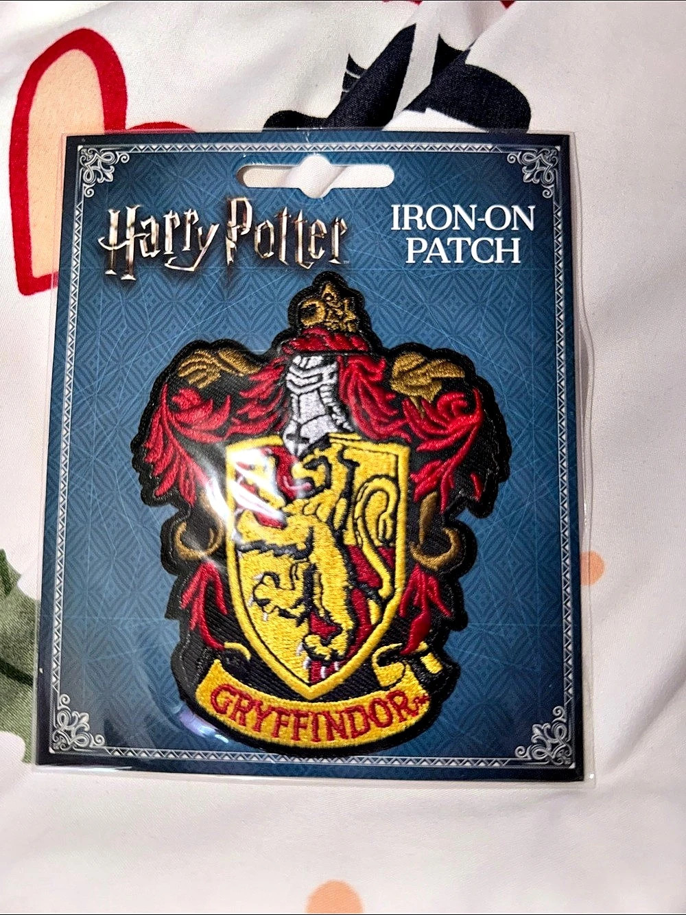 Harry Potter Gryffindor Iron-On Patch NWT